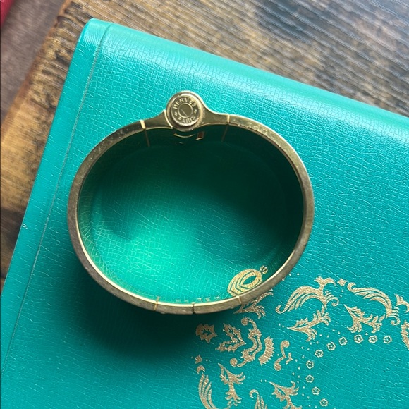 Lilly Pulitzer Wide Enamel Tropical Fish Shell Hinge Cuff  Wide Enamel Hinged Cuff Bracelet